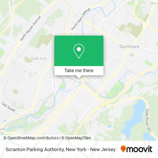Mapa de Scranton Parking Authority