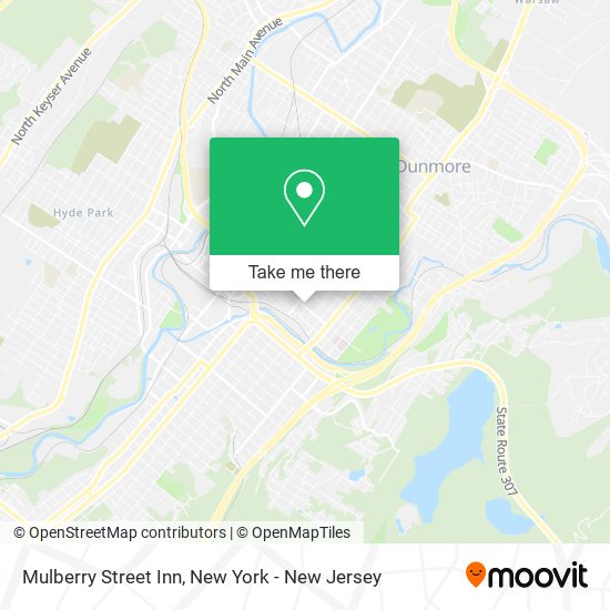 Mulberry Street Inn map