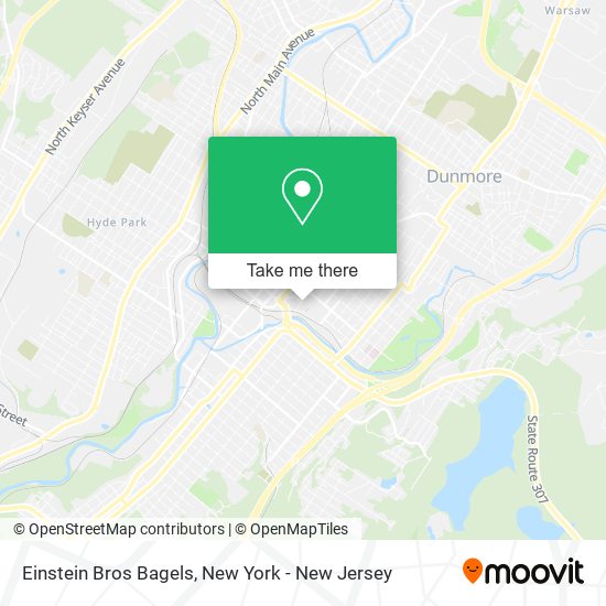 Mapa de Einstein Bros Bagels