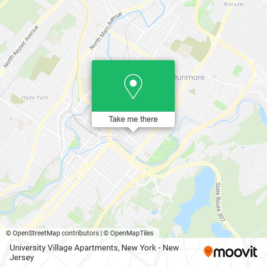 Mapa de University Village Apartments