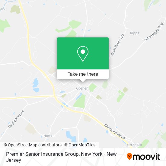 Mapa de Premier Senior Insurance Group