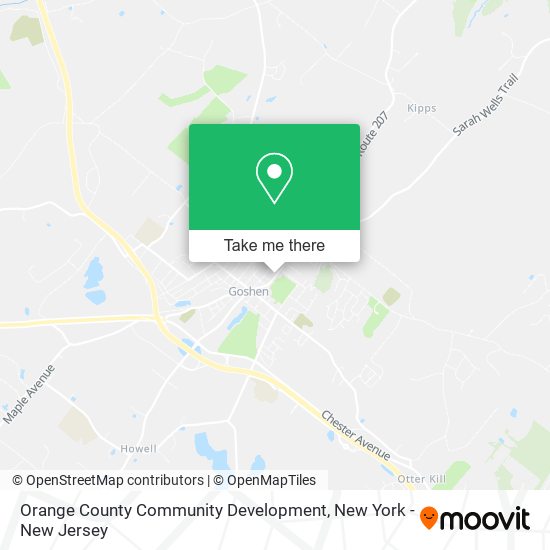 Orange County Community Development map