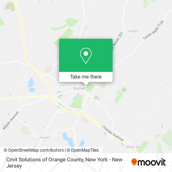 Cmit Solutions of Orange County map