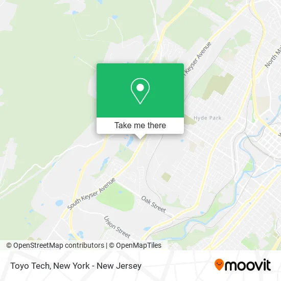 Toyo Tech map