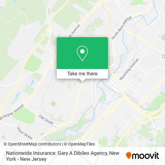 Mapa de Nationwide Insurance: Gary A Dibileo Agency