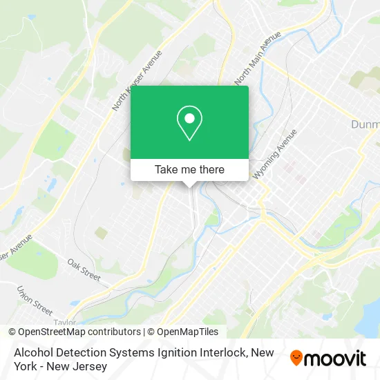 Alcohol Detection Systems Ignition Interlock map