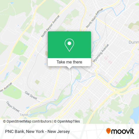 PNC Bank map