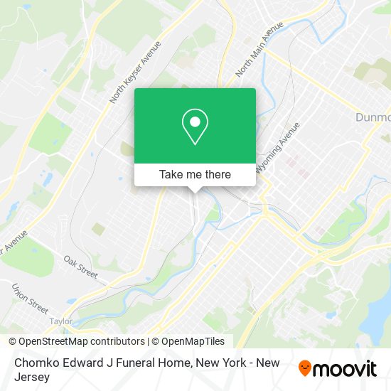 Chomko Edward J Funeral Home map