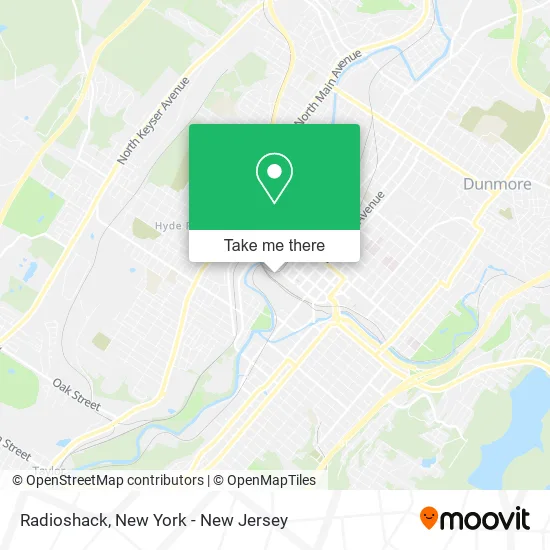 Radioshack map