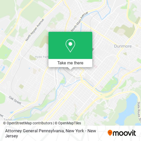 Mapa de Attorney General Pennsylvania