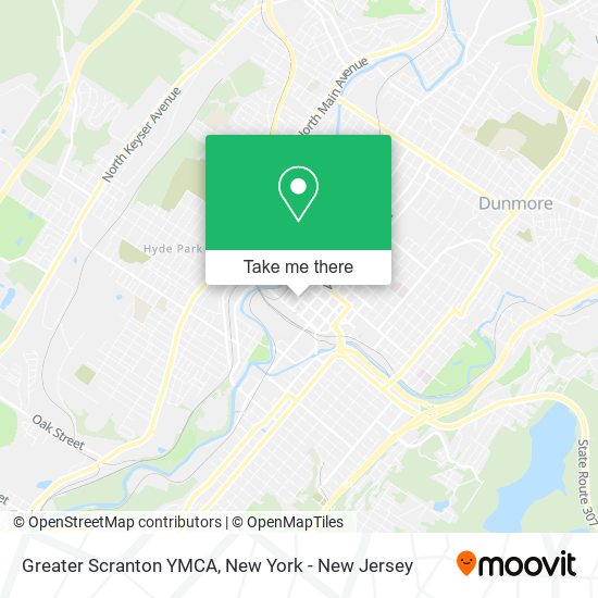 Greater Scranton YMCA map