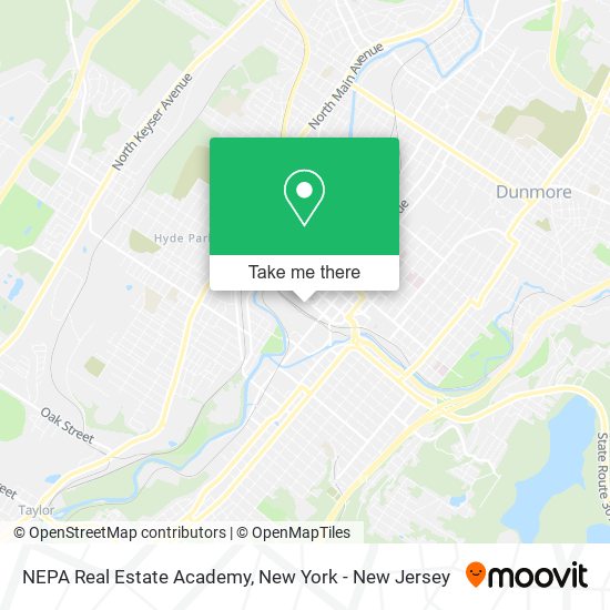 NEPA Real Estate Academy map