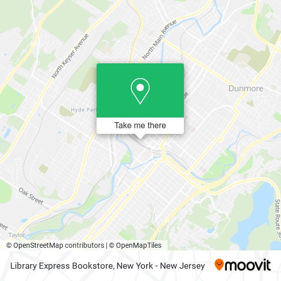 Library Express Bookstore map