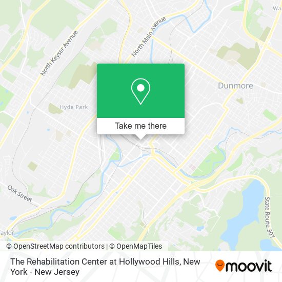 Mapa de The Rehabilitation Center at Hollywood Hills