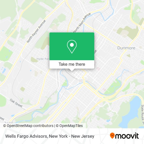 Mapa de Wells Fargo Advisors