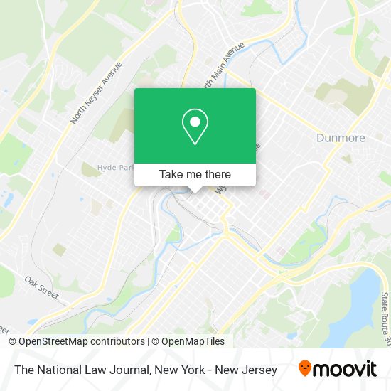 The National Law Journal map