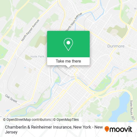Chamberlin & Reinheimer Insurance map