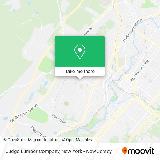 Judge Lumber Company map