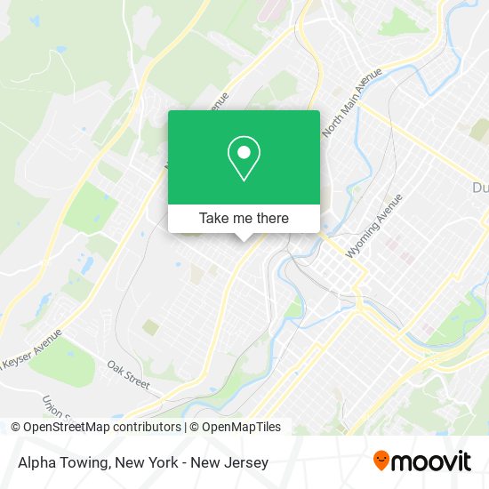 Alpha Towing map