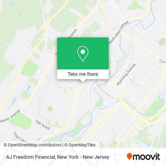 AJ Freedom Financial map