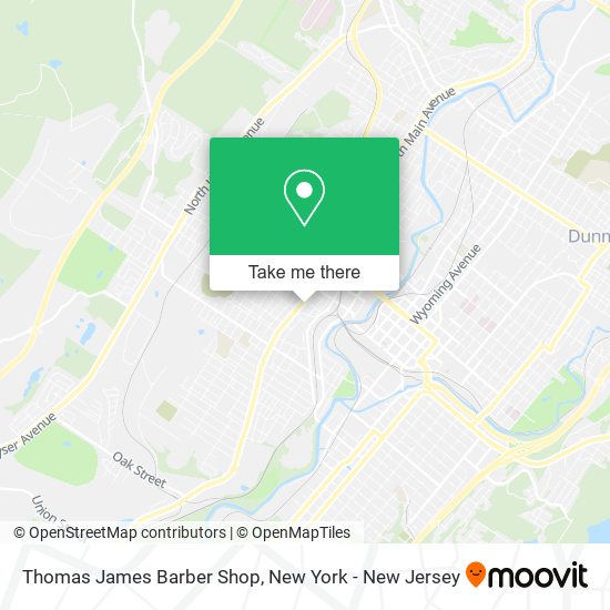 Mapa de Thomas James Barber Shop