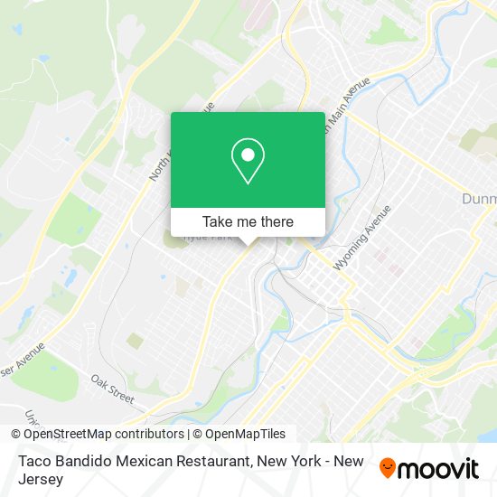 Taco Bandido Mexican Restaurant map