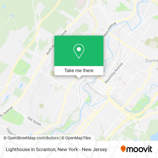 Lighthouse in Scranton map