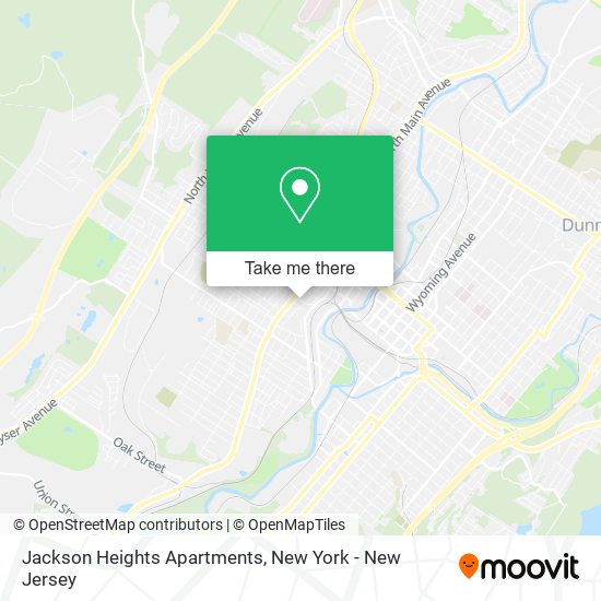 Mapa de Jackson Heights Apartments