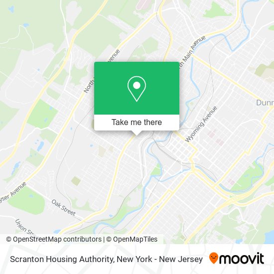 Mapa de Scranton Housing Authority