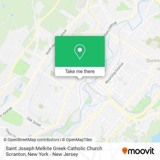 Mapa de Saint Joseph Melkite Greek-Catholic Church Scranton