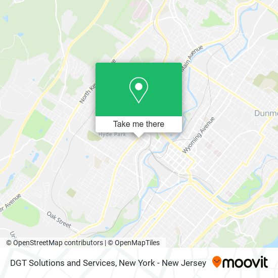 DGT Solutions and Services map
