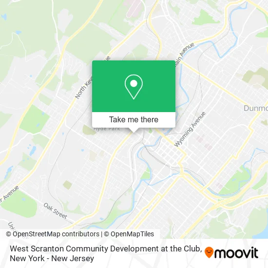 Mapa de West Scranton Community Development at the Club