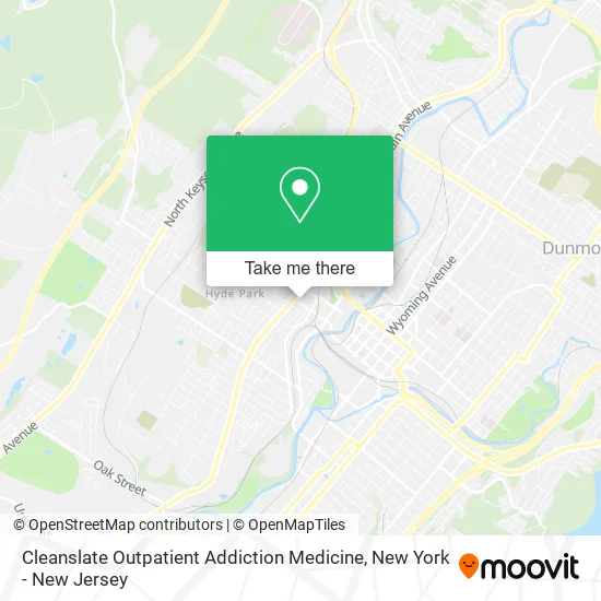 Mapa de Cleanslate Outpatient Addiction Medicine