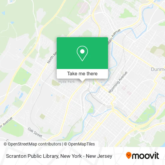 Mapa de Scranton Public Library