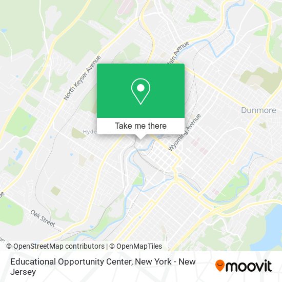 Educational Opportunity Center map