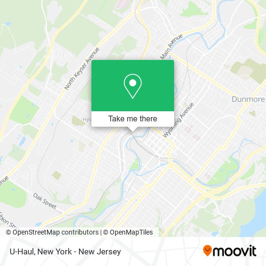 U-Haul map