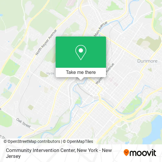 Community Intervention Center map