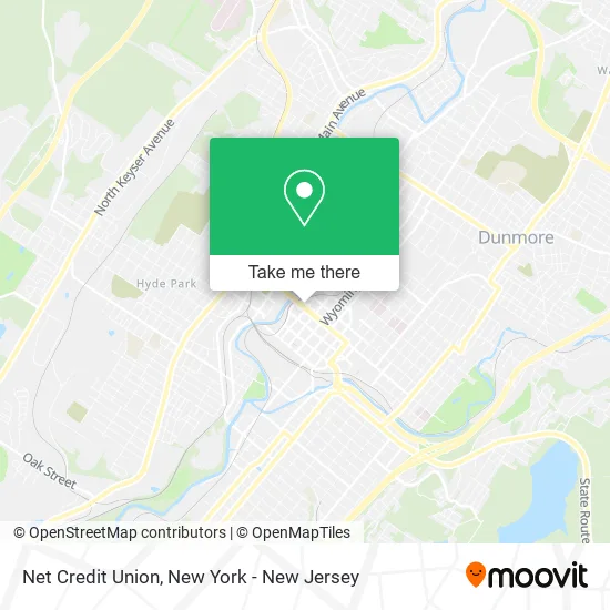 Net Credit Union map