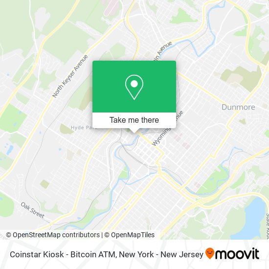 Coinstar Kiosk - Bitcoin ATM map