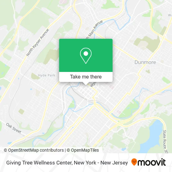 Giving Tree Wellness Center map