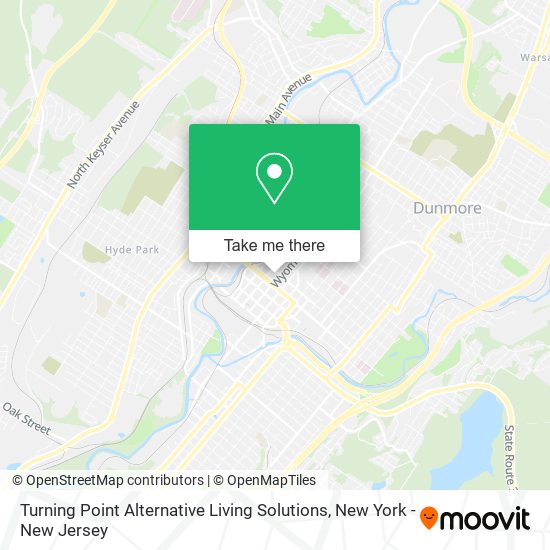 Turning Point Alternative Living Solutions map