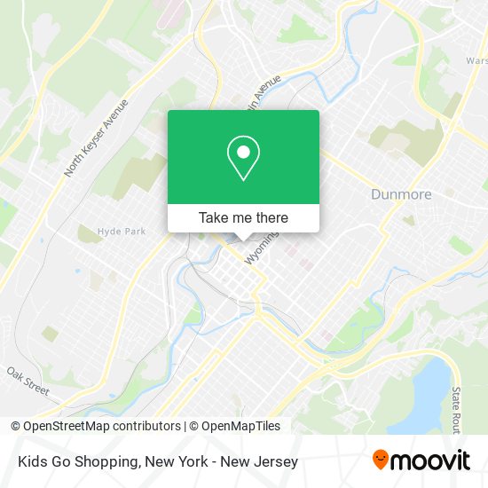 Mapa de Kids Go Shopping