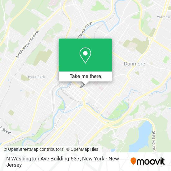 N Washington Ave Building 537 map