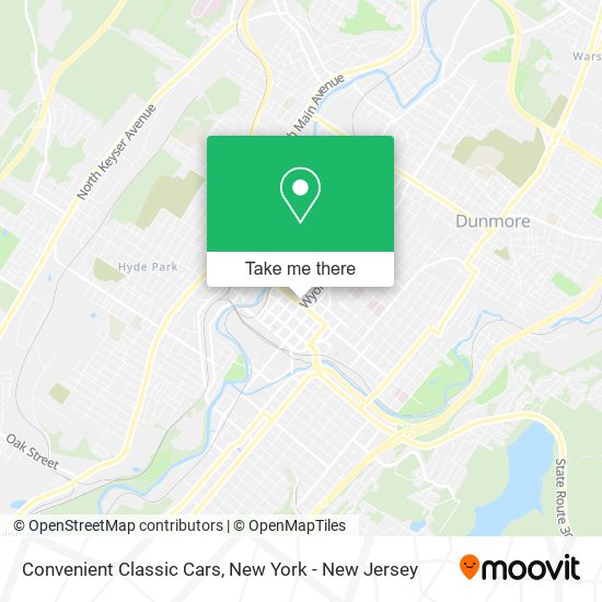 Mapa de Convenient Classic Cars