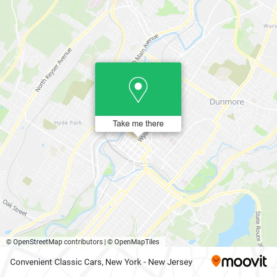 Convenient Classic Cars map