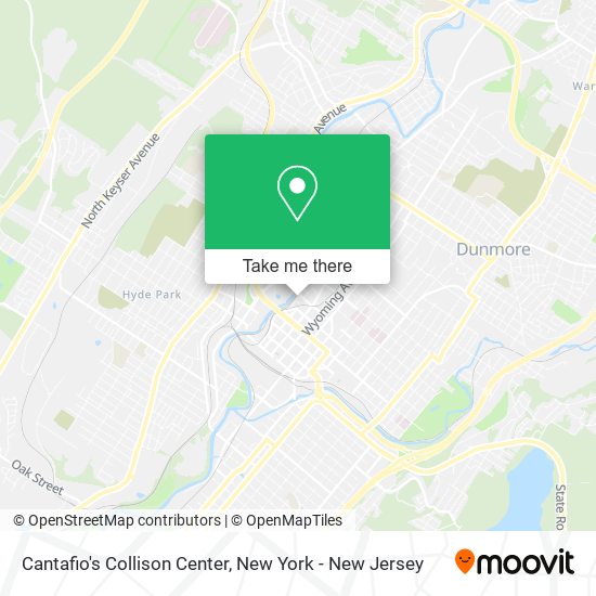 Mapa de Cantafio's Collison Center