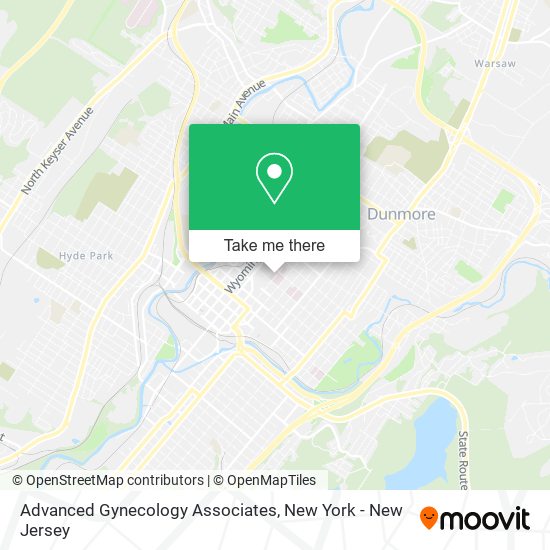 Advanced Gynecology Associates map