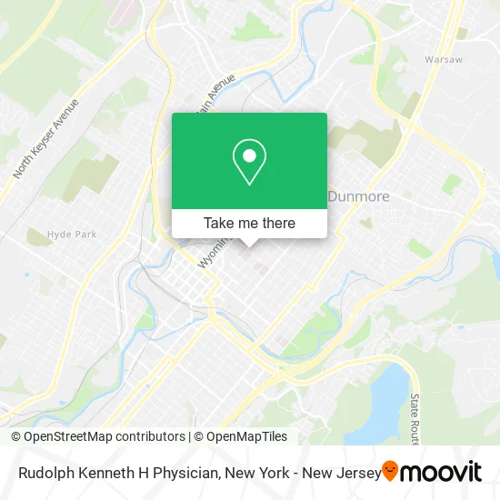 Rudolph Kenneth H Physician map