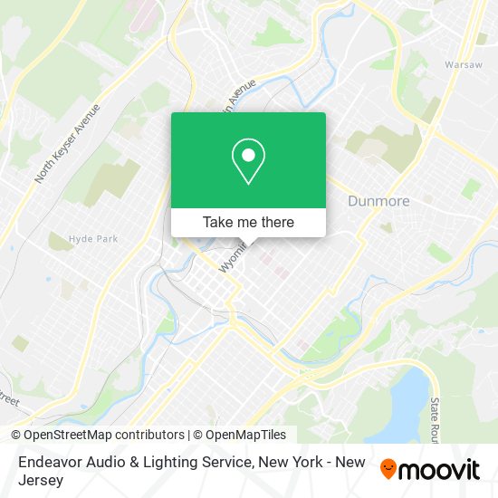 Endeavor Audio & Lighting Service map