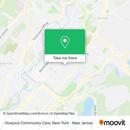 Hospice Community Care map